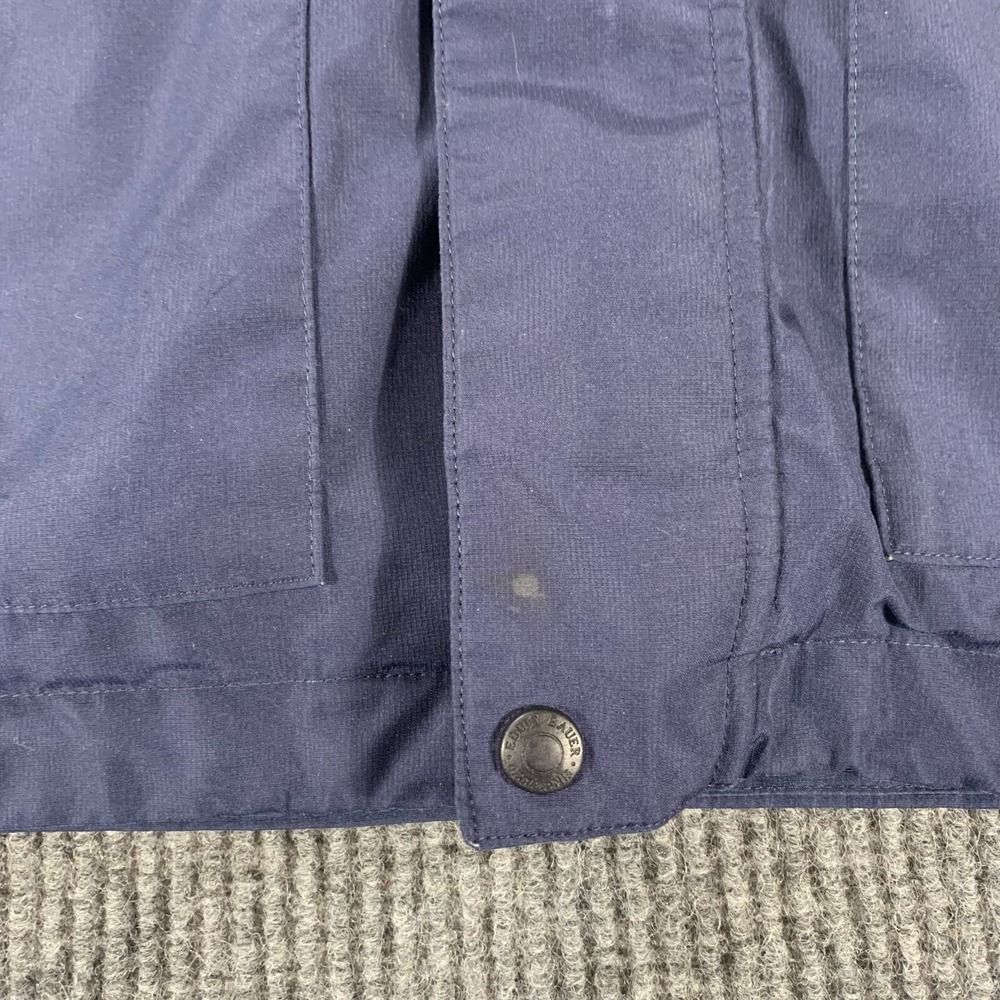 Eddie Bauer Jacket Mens Large L Blue Weatheredge Full Zip Pockets Chore Outdoors - Picture 13 of 16